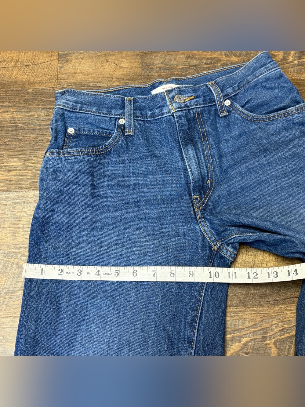 Levi's '94 Baggy Blue Denim Jeans Women's 26 Cotton - Picture 6 of 12